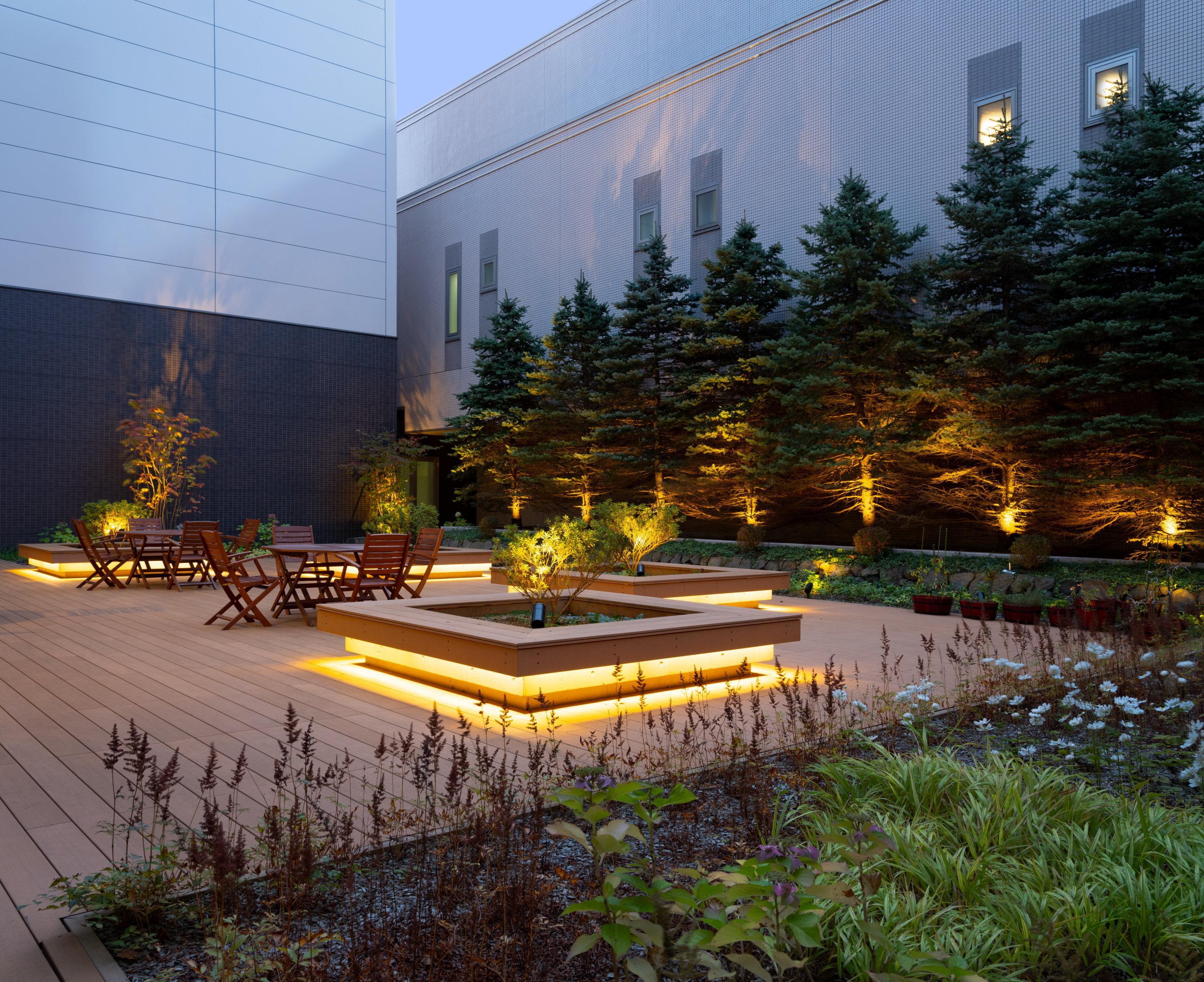 Отель Ana Crowne Plaza Chitose By Ihg Экстерьер фото The rooftop garden
